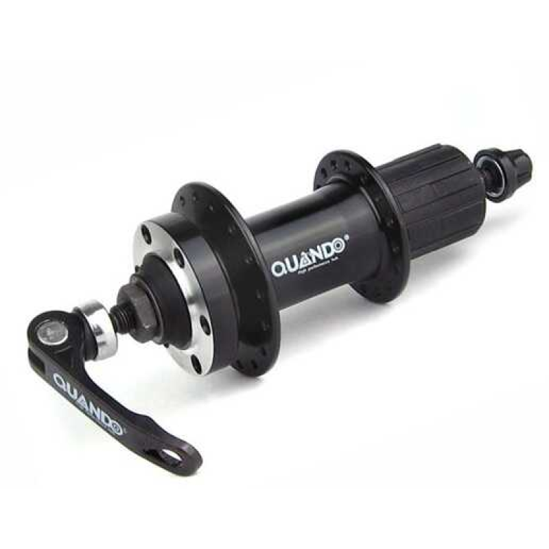 Втулка задня Quando KT-TD4R (50) 36H під диск QR 145mm, 8/9 шв. під ексцентрик алюмінієва, чорна