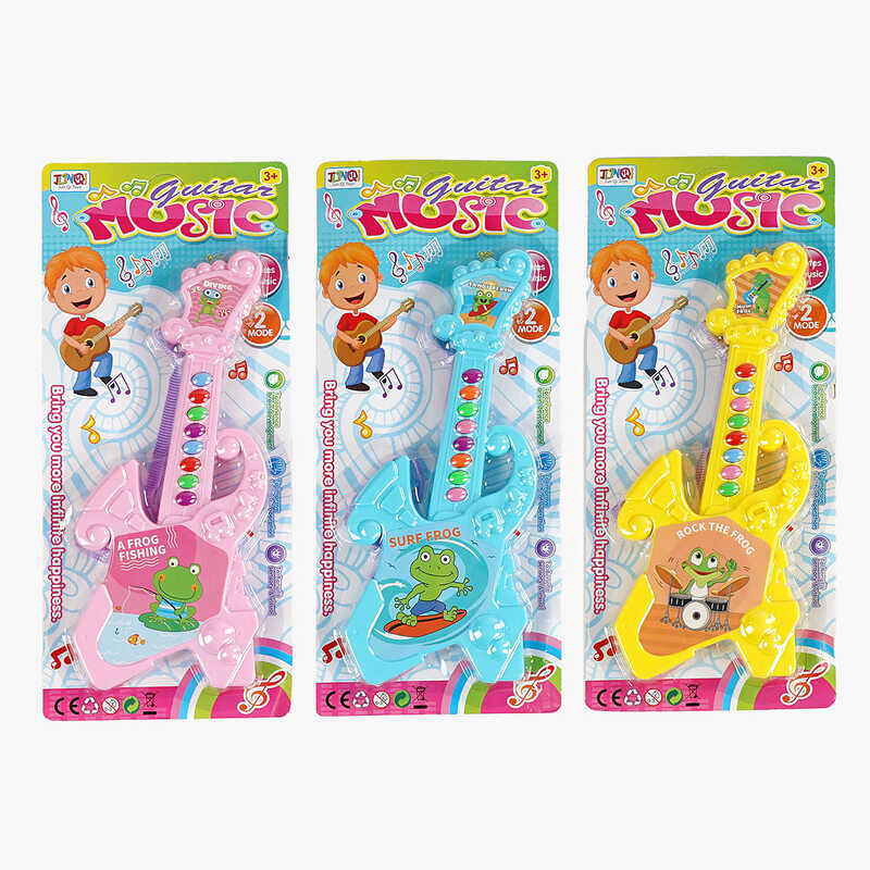 Гітара 1010 В (192/2) 3 види, звук, 2 режими, 8 кнопок, на батарейках, на листі, ВИДАЄТЬСЯ ТІЛЬКИ МІКС ВИДІВ Гітара 1010 В (192/2) 3 види, звук, 2 режими, 8 кнопок, на батарейках, на листі, ВИДАЄТЬСЯ ТІЛЬКИ МІКС ВИДІВ