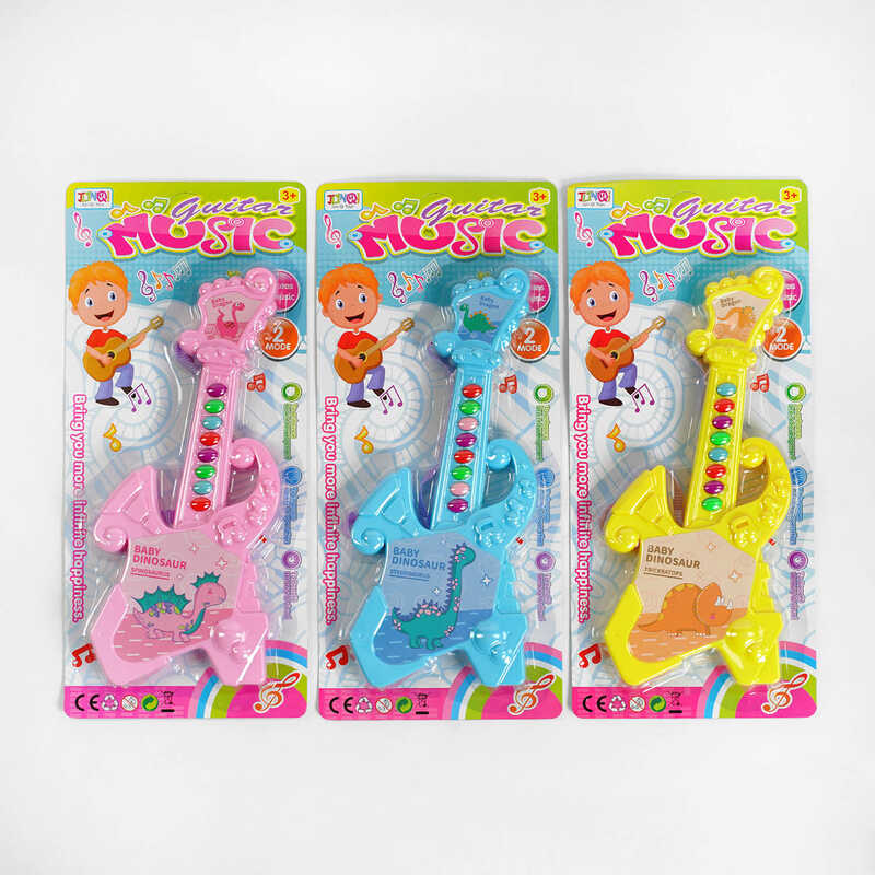 Гітара 1011 B (192/2) ВИДАЄТЬСЯ ТІЛЬКИ МІКС ВИДІВ, 3 види, мелодії, на батарейках, на листі Гітара 1011 B (192/2) ВИДАЄТЬСЯ ТІЛЬКИ МІКС ВИДІВ, 3 види, мелодії, на батарейках, на листі