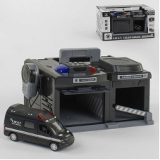 Гараж “S.W.A.T.“ CLM - 558 (8) рація, світло, звук, в коробці