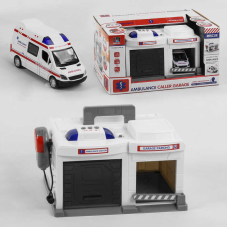 Гараж «Швидка допомога» CLM-557 (8) рація, світло, звук, в коробці