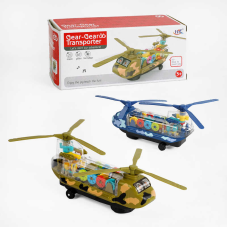 Гвинтокрил 658 B (72) 2 кольори, військовий, звук, підсвічування, шестерні, колесо вільного ходу, в коробці