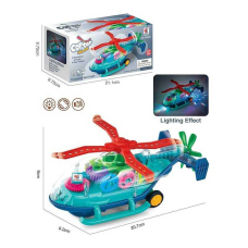 Гелікоптер YJ 388-66 (96/2) звук, підсвічування, колесо вільного ходу, в коробці