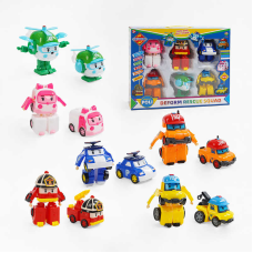 Герої 335 B (24/2) 6шт, трансформери, рухомі деталі, у коробці