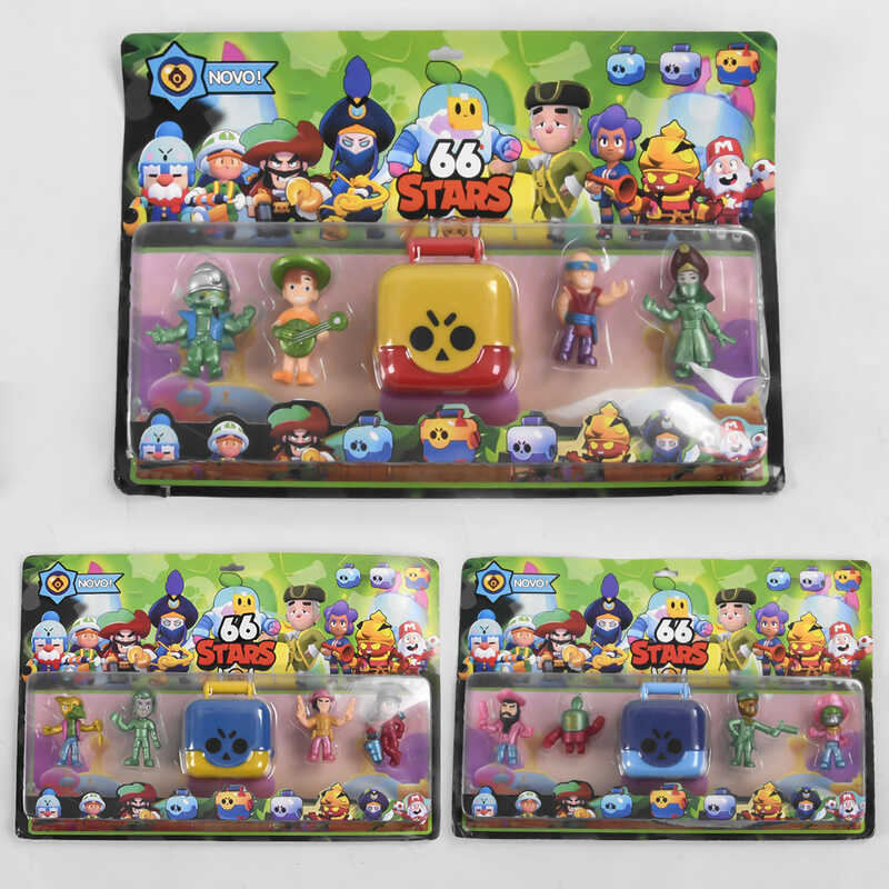 Герої LDY 220932 (72) Brawl Stars, 3 види, на листі