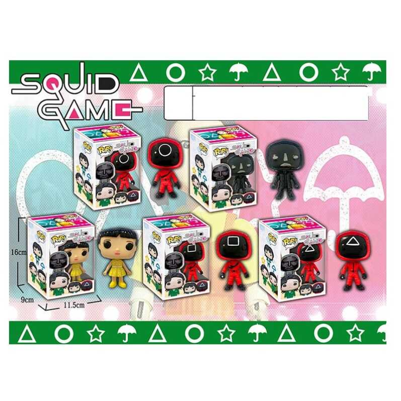 Герої YM 210030 (216) “Гра в кальмара“ 5 видів, 16см, в коробці