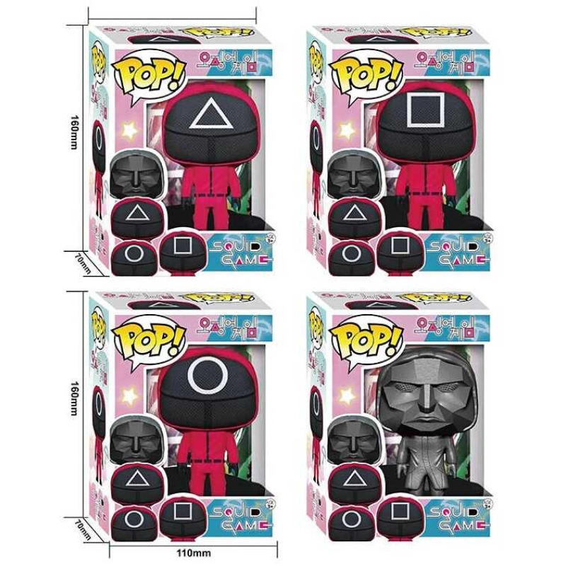 Герої YY 02 (180/2) “Гра в кальмара“ 4 види, 16 см, в коробці