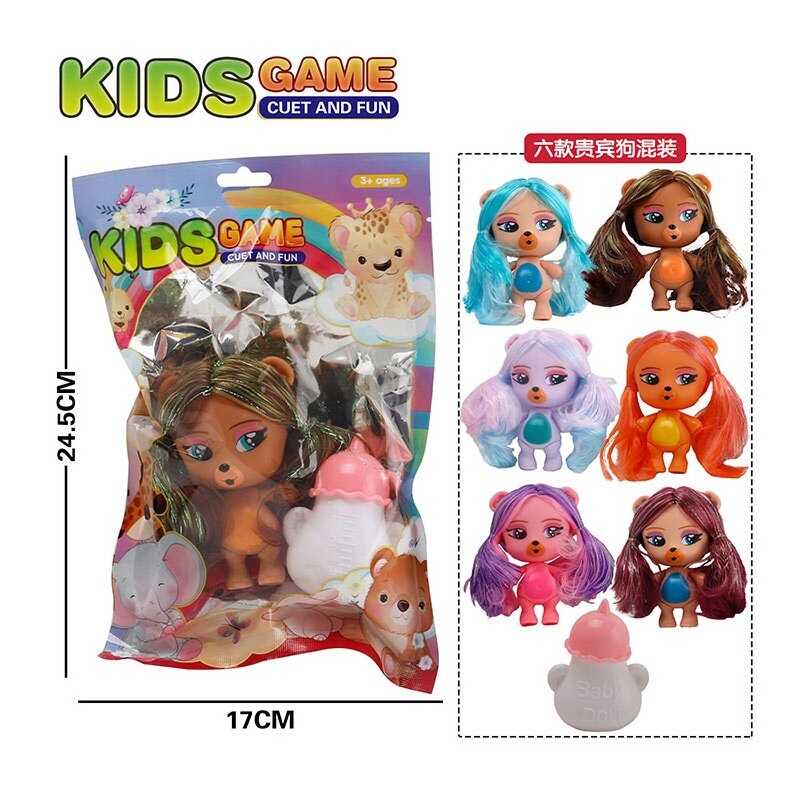 Герой LK 2258-6 (360/2) пляшечка, висота: 10см, рухливі кінцівки, в пакеті