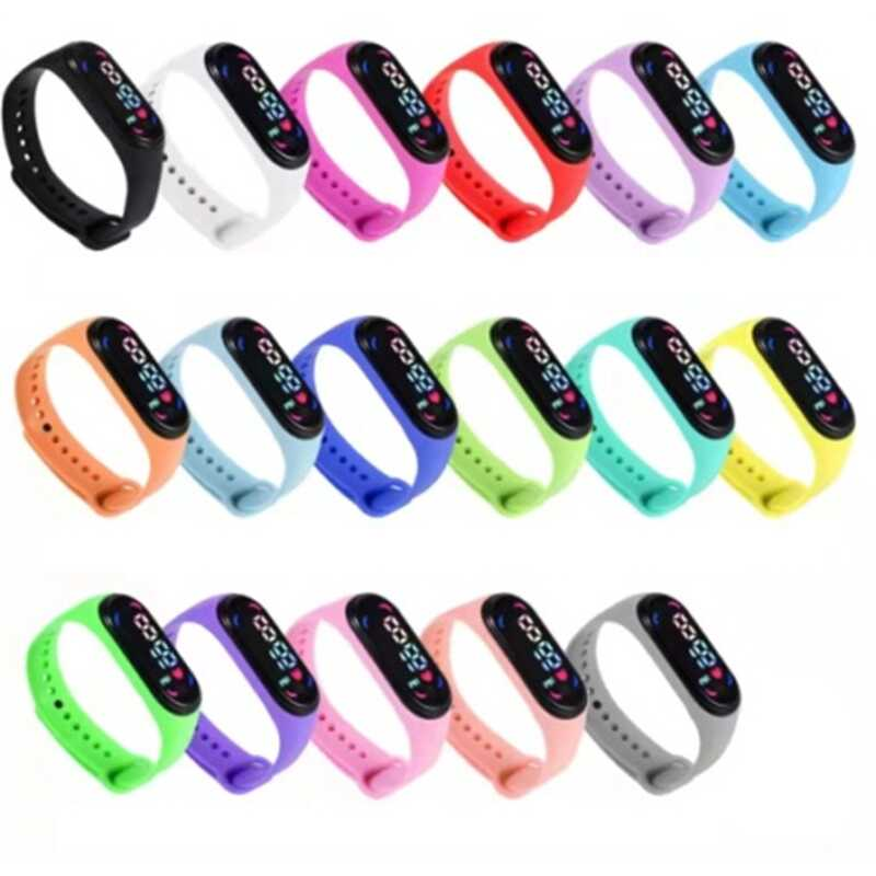 Годинник С 59385 (1000) кольоровий дисплей, налаштування дати і часу, ВИДАЄТЬСЯ ТІЛЬКИ МІКС ВИДІВ 