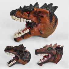 Голова на руку Q 9899-783 (48/3) “Дракон”, 3 види, гумові, 1шт в пакеті