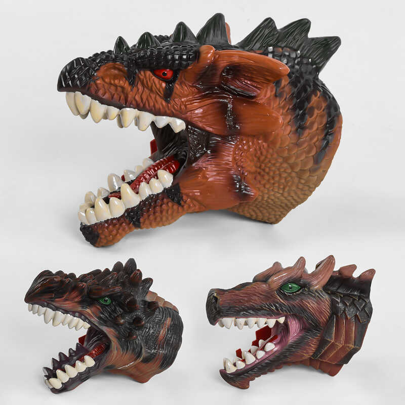 Голова на руку Q 9899-783 (48/3) “Дракон”, 3 види, гумові, 1шт в пакеті Голова на руку Q 9899-783 (48/3) “Дракон”, 3 види, гумові, 1шт в пакеті