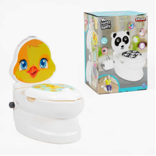 Горщик 07-564 Pilsan (4) “Каченя“, спинка, горщик знімний, тримач для паперу, звуки води, підсвічування кнопки, в коробці