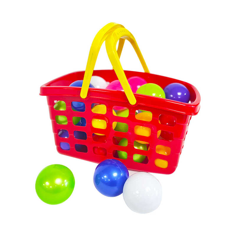 гр “Кошик з ручкою, з кульками“ 010/8 (10) “Bamsic“