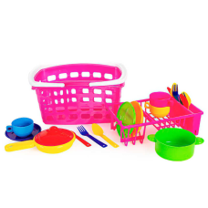гр “Кошик з ручкою, з посудом“ 093/2 (10) “Bamsic“