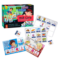 гр “Мої перші речення. Моя сім’я“ КН1198001У (14) “Кенгуру“, 30 карток, в коробці