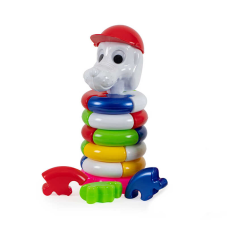 гр “Піраміда Пазл (Собака)“ 1801 (14) “BAMSIC“ 2 кольори, 5 кілець, 20 пазлових елементів