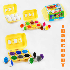 гр 3D сортер “Транспорт“ 54435 (36/2) 2 види, “4FUN Game Club“, “Яєчний лоток“, 6 штук в коробці