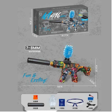 Автомат G 360-6 (36) стріляє орбізами, окуляри, акумулятор 7.4 V, USB кабель, автоматичний принцип роботи, в коробці