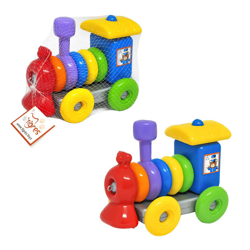 гр Іграшка розвиваюча “Funny train“ 39757 (6) “Tigres“, 14 елементів, в сітці