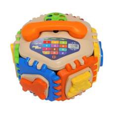 гр Іграшка-сортер “Magic phone“ 39784 (14) “Tigres“, 27 елементів, знімна телефонна слухавка, циферблат, геометричні фігури, тварини, в сітці