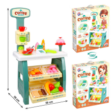 гр Іграшковий набір “Кав’ярня“ 9765 (3) “Technok Toys“, 50  39  87 см, продукти, каса, гроші, термінал, світло, звук, в коробці 