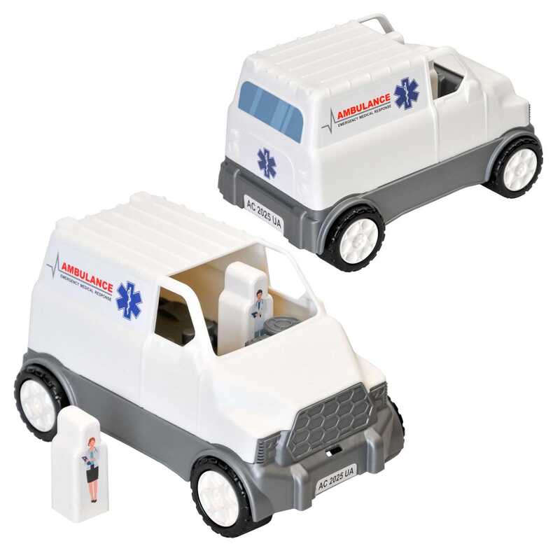 гр Авто “Smart wheels“ швидка допомога 40046 (14)  “Tigres“, 26х15х15 см