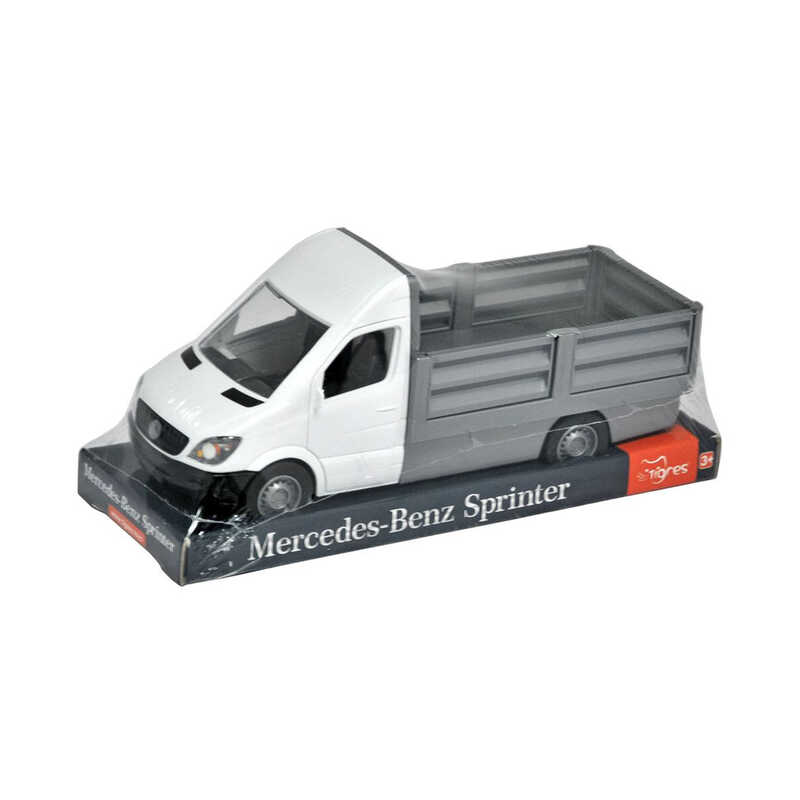 гр Автомобіль “Mercedes-Benz Sprinter“ бортовий (білий) на планшетці 39671 (6) “Tigres“