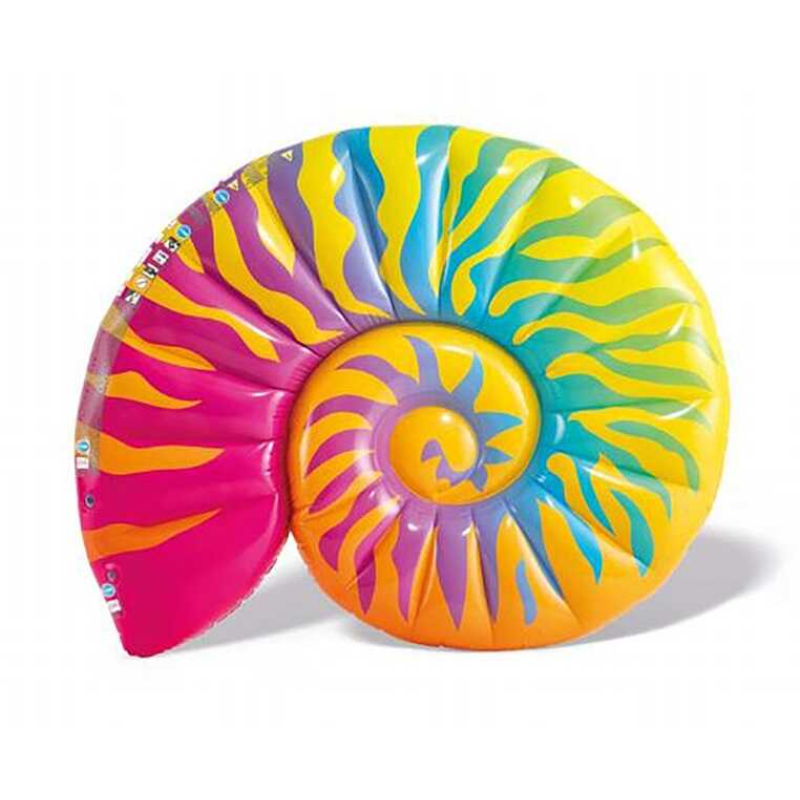 Intex Матрац 58791 EU (4) ПЛОТ “РАДУЖНА РАКОВИНА” 157X127Х25см