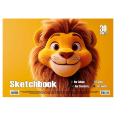 гр Альбом для малювання “Лев“ 30 арк., пружина 9789655323252 (20) “Jumbi“