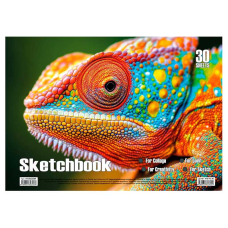 гр Альбом для малювання “Хамелеон“ 30 арк., пружина 9789655323269 (20) “Jumbi“