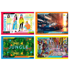 гр Альбом для малювання 30 аркушів АП-0304 скоба с перфорацией (16) “Апельсин“ ВИДАЄТЬСЯ МІКС ВИДІВ