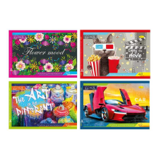 гр Альбом для малювання 40 аркушів АП-0305 скоба з перфорацією (12) “Апельсин“ ВИДАЄТЬСЯ МІКС ВИДІВ