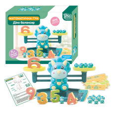 гр Балансир “Діно“ 27266 (18/2) “4FUN Game Club“, мелодії та звуки, 30 карток, 19 динозавриків, 10 цифр, в коробці