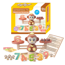 гр Балансир “Мавпочка“ 54391 (18/2) “4FUN Game Club“, мелодії та звуки, 30 карток, 19 мавпочок, 10 цифр, в коробці