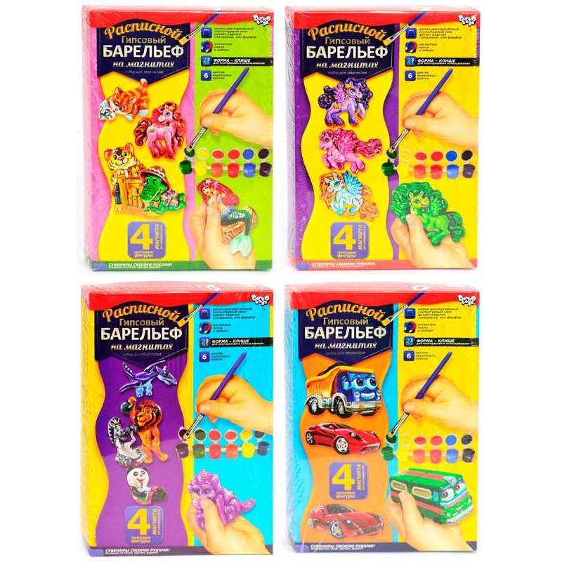 гр Барельєф мал РГБ-02-01,02,03, (12) “Danko Toys“, 6 видів, у коробці гр Барельєф мал РГБ-02-01,02,03, (12) “Danko Toys“, 6 видів, у коробці