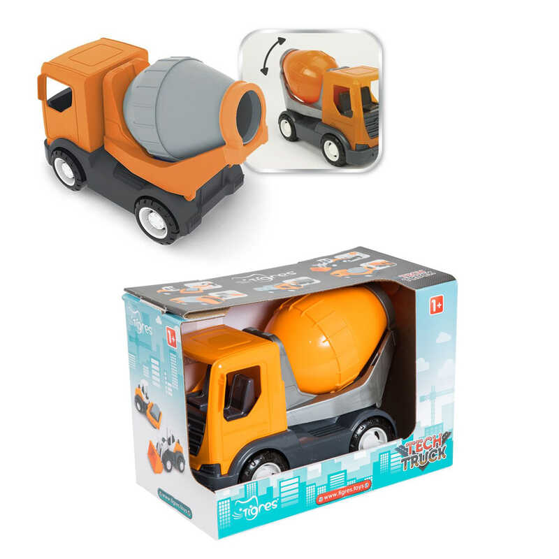 гр Бетонозмішувач “Tech Truck“ 39477 (12) “Tigres“ 3 моделі, в коробці