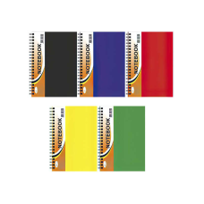 гр Блокнот Б-БП5-60 (10) А5, 60арк, пластик, пружина збоку “Апельсин“ ВИДАЄТЬСЯ МІКС ВИДІВ