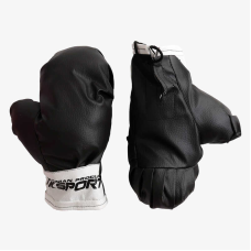 гр Боксерські рукавички Б-20718 колір чорні, 6 унцій (1) “TK Sport“, у пакеті