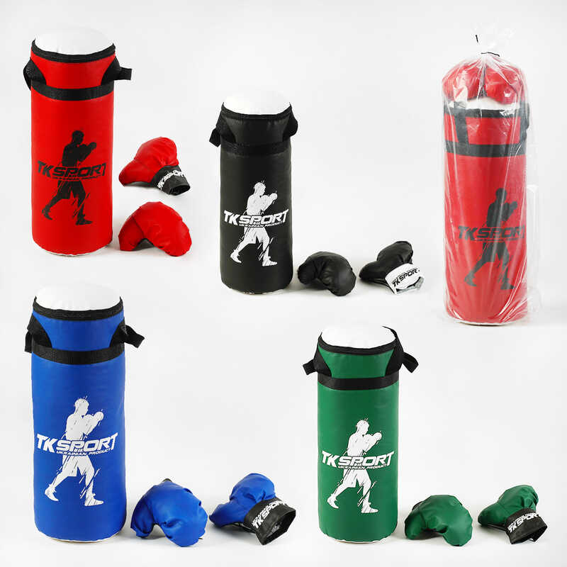 гр Боксерський набір ВЕЛИКИЙ (1)  Б90122 , 4 кольори, “TK Sport“, висота-55 см, ВИДАЄТЬСЯ ТІЛЬКИ МІКС ВИДІВ