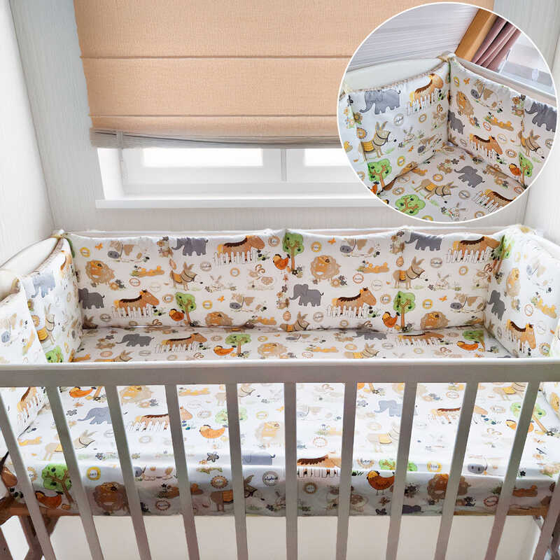 гр Бортики на три сторони “Тваринки“ 80113 (1) тканина РАНФОРС, розмір 120*30 см “Bimbo“, в пакеті