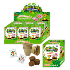гр Ботанічні експерименти 77861 (12) “4FUN Game Club“, ЦІНА ЗА 12 ШТУК В БЛОЦІ, ґрунт, насіння, паперові горщики