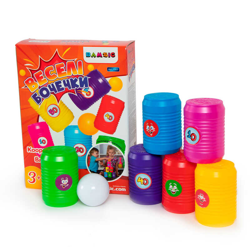 гр Бочонки для боулінгу №1 1901 (8) “BAMSIC“