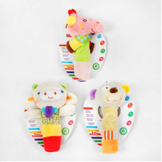 гр Брязкальце C 55874 (500) “Bimbo“, 3 види, пискавка, в пакеті, ВИДАЄТЬСЯ ТІЛЬКИ МІКС ВИДІВ