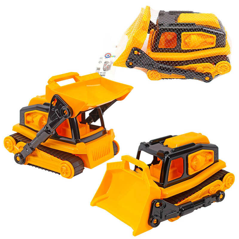 гр Бульдозер 9697 (4) “Technok Toys“, гусениця, рухомі елементи, в сітці гр Бульдозер 9697 (4) “Technok Toys“, гусениця, рухомі елементи, в сітці