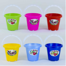 гр Відро мал. порожнє 012 (80) “BAMSIC“ 6 кольорів