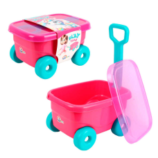 гр Візок 1386 (2) “Technok Toys“, розміри: 38х28х22 см, висота ручки: 54 см