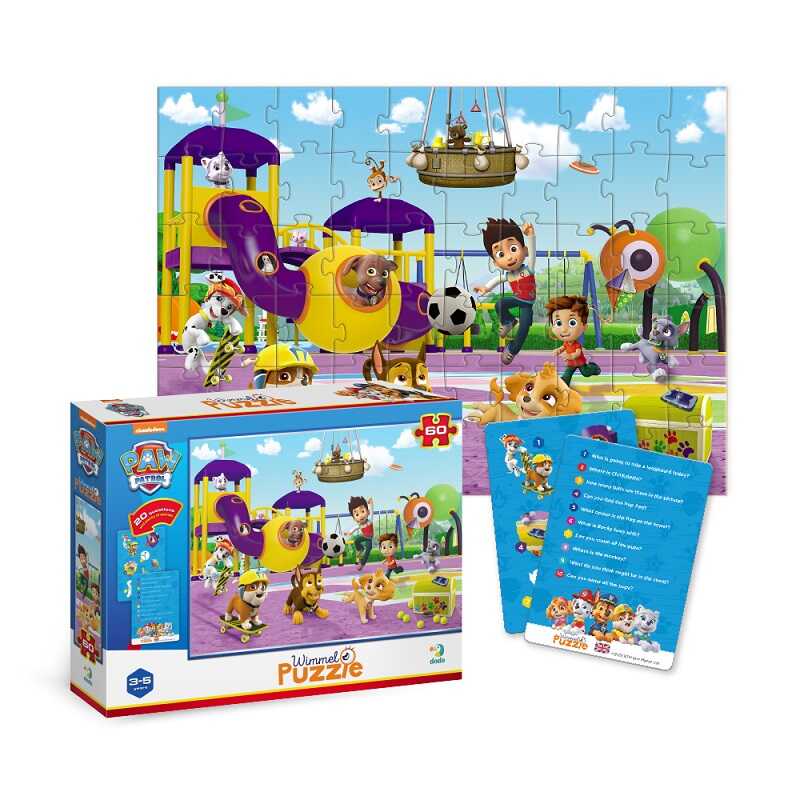 гр Вімельпазл 200453 (144)  60 елементів “Paw Patrol на прогулянці“ в коробці “DoDo“