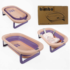 гр Ванна BM-30011 (1) “Bimbo“, 79х47х21 см, розкладна, клапан зливу, розкладні ніжки, електронний датчик температури, матрац, в коробці