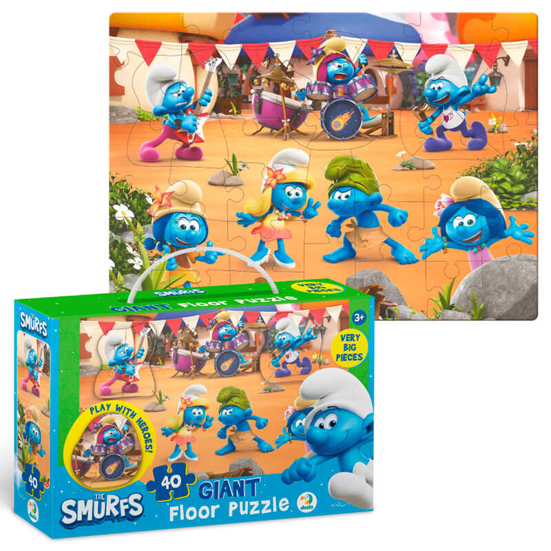 гр Великий пазл на підлогу “Музика грає“ 200619 (16) “DoDo“, розмір зібраного пазла: 46  64 см, в коробці