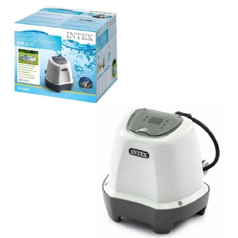 Intex Насос з хлоргенератором 26662 (2) для басейнів об`ємом води до 8327л, в коробці, продуктивність 2г/год Intex Насос з хлоргенератором 26662 (2) для басейнів об`ємом води до 8327л, в коробці, продуктивність 2г/год